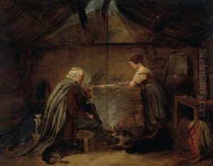 Reading The Bible by Richard Ansdell