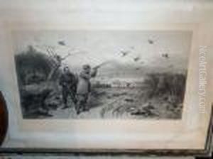 Pheasant Shooting by Richard Ansdell