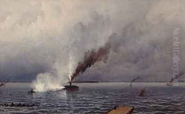 Action Between the Monitor and Merrimac - view 1