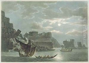 Island of Tortosa in Syria from Views in the Ottoman Dominions 1810 by Luigi Mayer