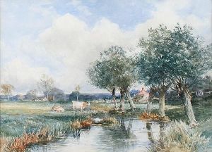 "on The Way To The Pasture", And "near Upton", A Pair "on The Way To The Pasture", And "near Upton", A Pair