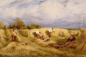 Harvesters 1855 by John Linnell