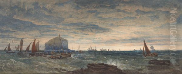 The Bass Rock at Dawn - view 1