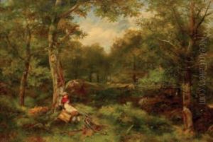 Escuela Inglesa.
Paseantes En El Bosque. by David Bates