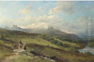 Snow On Ben Nevis by David Bates