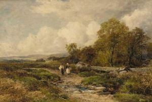 A Path In Wharfedale - Above The Warfe by David Bates