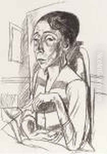 Portrait Of The Dancer Sent M'ahesa (bildnis Der Tanzerin Sent M'ahesa) (h. 182) - view 1
