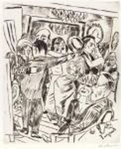 Konigin Bar Ii (koninginbar Ii) (h. 270) by Max Beckmann