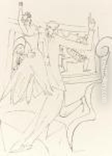 Tango, Plate 4 From Day And Dream (h. 360) - view 1