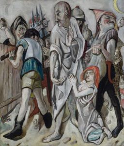 Christ And The Sinner by Max Beckmann