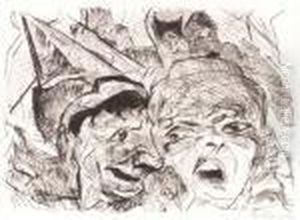 Theater by Max Beckmann
