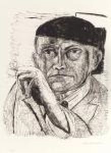 Self-portrait by Max Beckmann