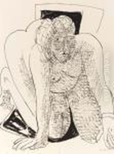 Crawling Woman by Max Beckmann