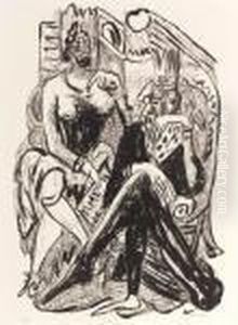 King And Demagogue by Max Beckmann