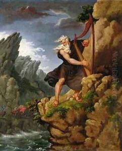 The Bard after an original by Philip James de Loutherbourg 1740-1812 by J. Harrison