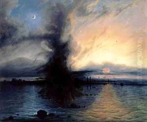 The Rock of Salvation by Samuel Colman
