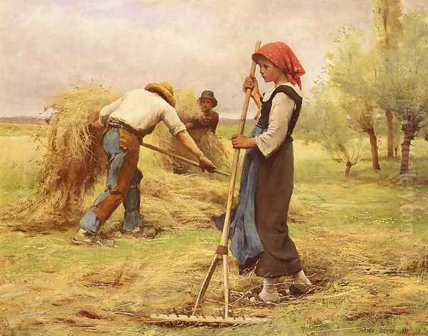 La Recolte Des Foins (The Harvesting of the Hay) by Julien Dupre