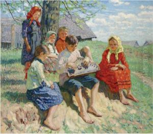A Spring Recital by Nikolai Petrovich Bogdanov-Belsky