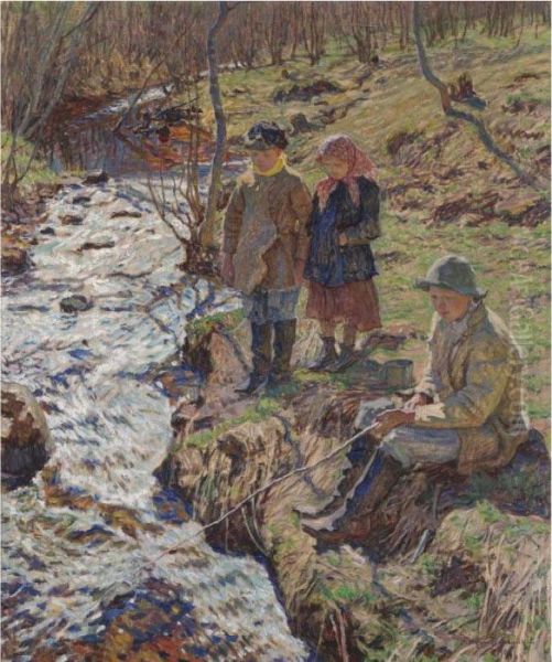 Fishing For Trout - view 1