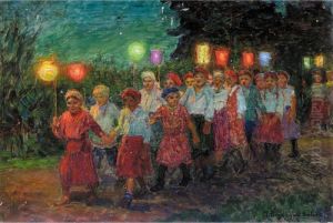 Evening March With Lanterns