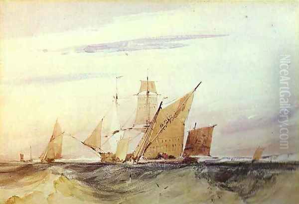Shipping Off The Coast Of Kent - view 1