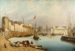 Leithharbour With Shipping