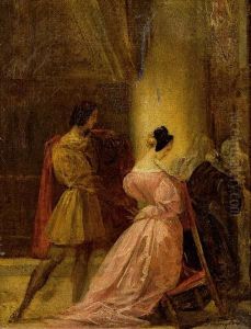Der Liebesbrief by Richard Parkes Bonington