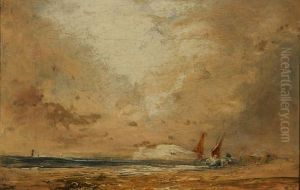 Distant Ships
And
Stormy Seas by Richard Parkes Bonington