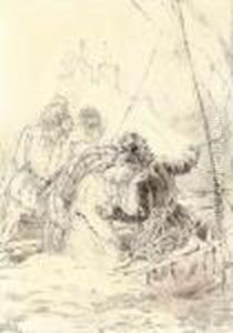 An Illustration To Walter Scott by Richard Parkes Bonington