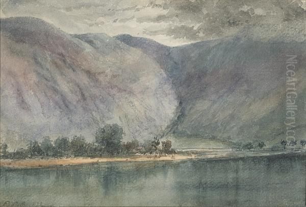 Landscape Of Hills And Lake - view 1