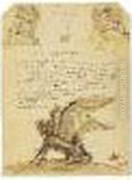 Belle Lettre Illustree De Trois Aquarelles - view 1
