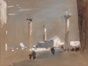 View Towards San Giorgio Maggiore From St Mark's by Hercules Brabazon Brabazon