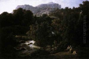 Mountain Scene 1796 by Joseph Anton Koch