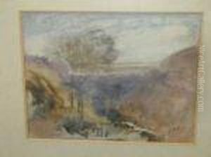 Brabazon Landscape With Trees by Hercules Brabazon Brabazon