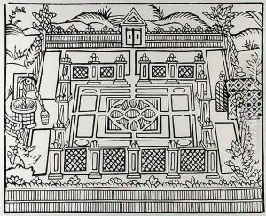 A Garden from The Gardeners Labyrinth 2 by Thomas Hill