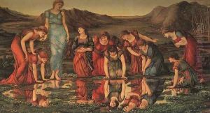 The Mirror of Venus by Sir Edward Coley Burne-Jones