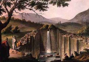 Fountain of Siloam Near Jerusalem from Views of Palestine by Luigi Mayer