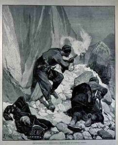 The Insurrection in Herzegovina: Skirmish with an Austrian Outpost, engraved by W. I. Mosses, from The Illustrated London News, 18th March 1882 The Insurrection in Herzegovina: Skirmish with an Austrian Outpost, engraved by W. I. Mosses, from The Illustrated London News, 18th March 1882