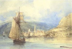 Caudebec-en-caux by William Callow