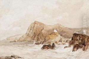 The Coast At Ilfracombe by William Callow