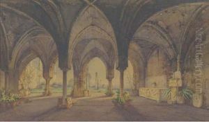The Cloisters At Ravello by Gabriele Carelli