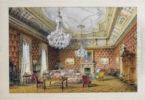 Interno Di South Lodge, La Casa Di Violet Hunt; Salone In Stile Rinascimentale