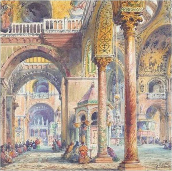 Interior Of San Marco, Venice - view 1