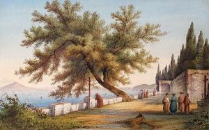 The Bay Of Naples by Gabriele Carelli