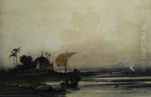 An Estuary In India by George Chinnery