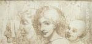 Study Of Four Heads Study Of Four Heads