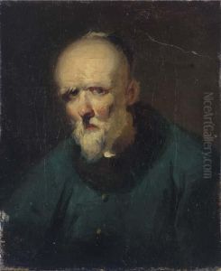 A Bearded Chinese Man by George Chinnery