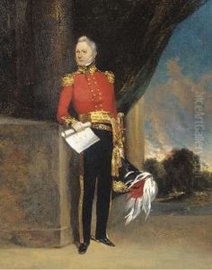 Portrait Of An Officer by George Chinnery