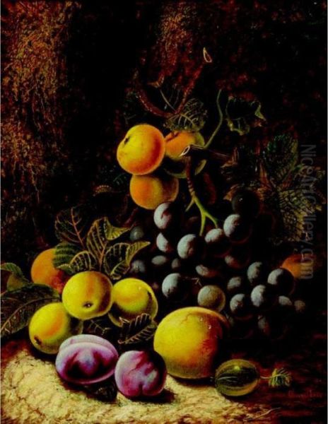 Still Life With Grapes, Plums And Peaches; Still Life With Raspberries And Plums - view 1