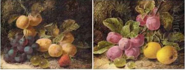 Apples And Plums; Grapes And Plums - view 1